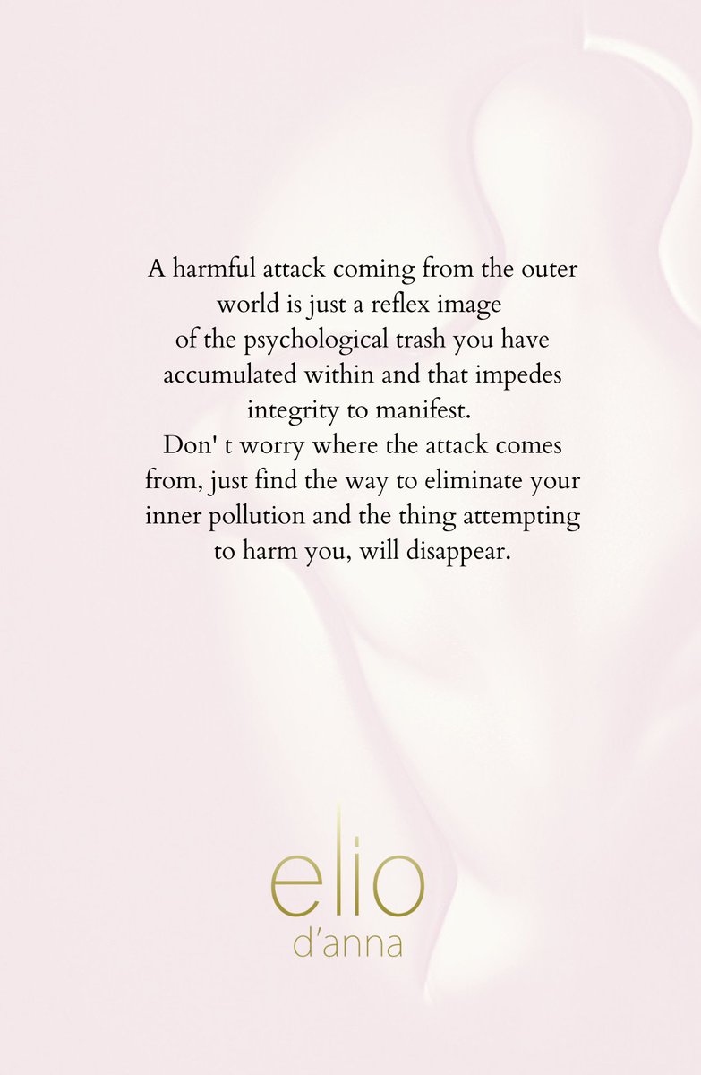 Feel immense gratitude for any attack or misfortune apparently coming from the outer world because it allows you to bring all your attention to the real cause, which is unmistakably inside yourself.