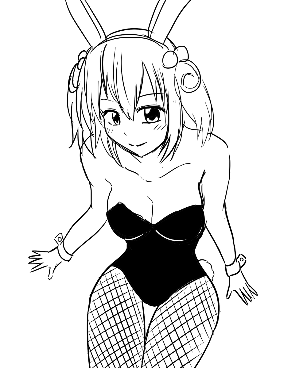 滑り込みバニーにとり 