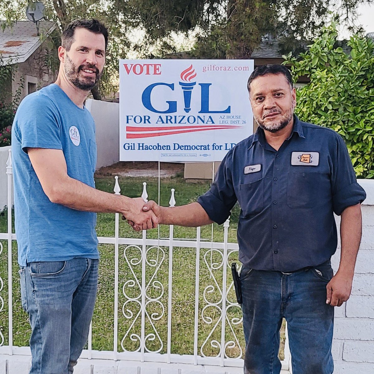 gilforaz's tweet photo. It's #ElectionDay

Nearly a year ago, I decided to enter the race to represent my neighborhood #AZ26

Our community faces real problems, but I know that when we come together we’re unstoppable!

Visit https://t.co/gGIQ6JTyRI to find a voting location near you!

#StrongerTogether https://t.co/w0gcPjqON4