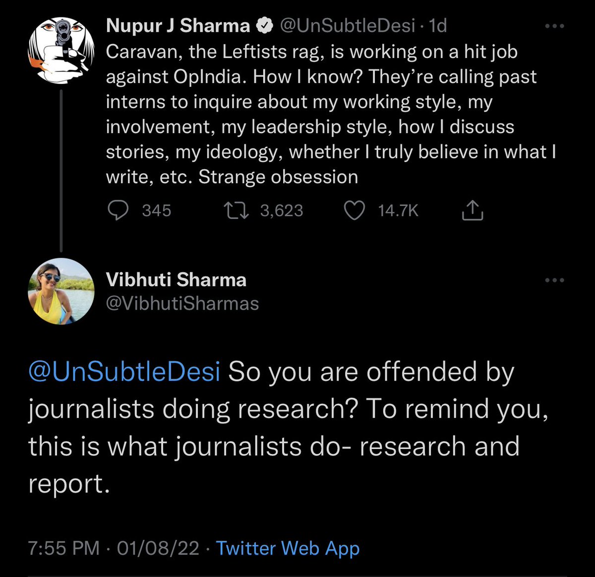 Nupur J Sharma tweet media