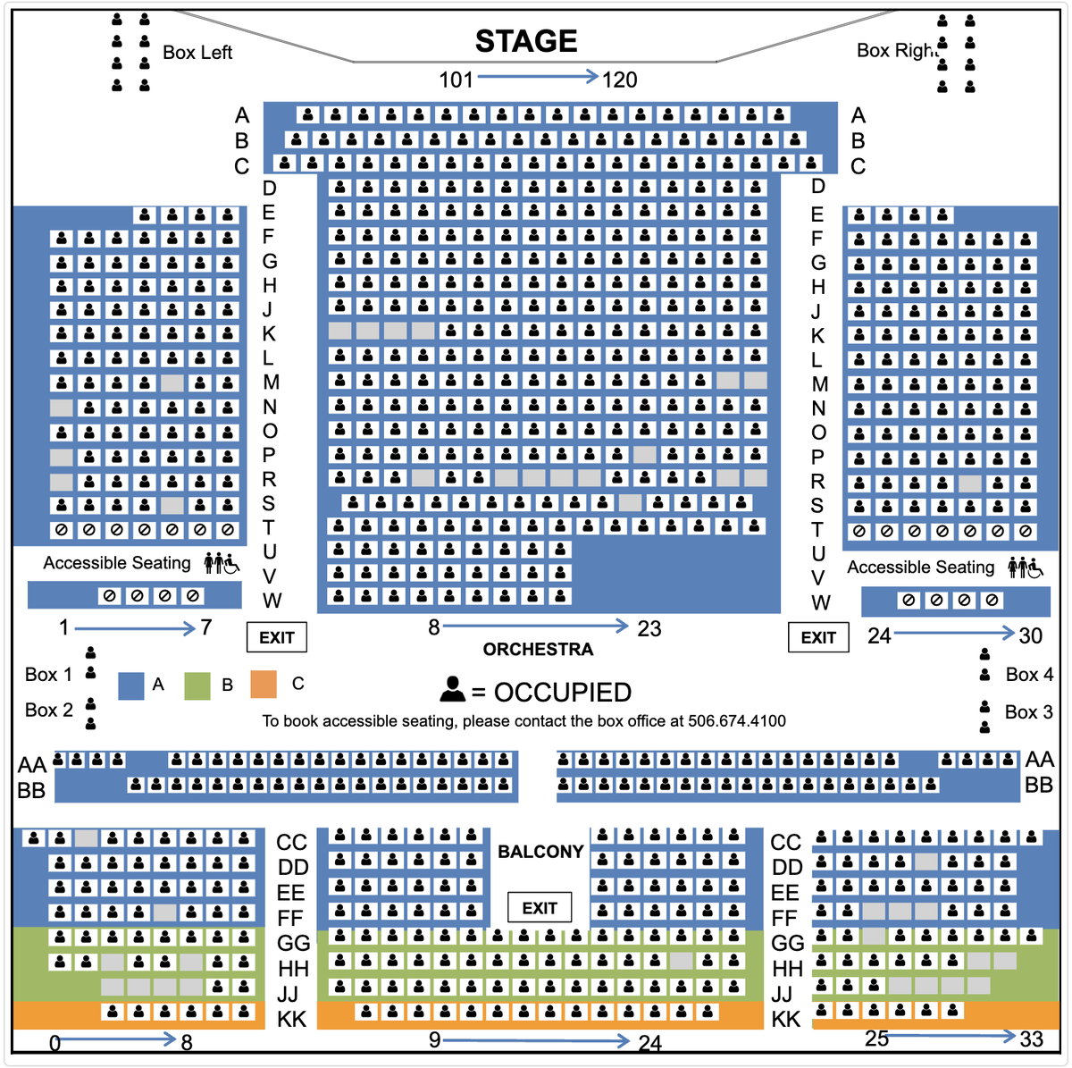 Imperial Theater Seating Chart