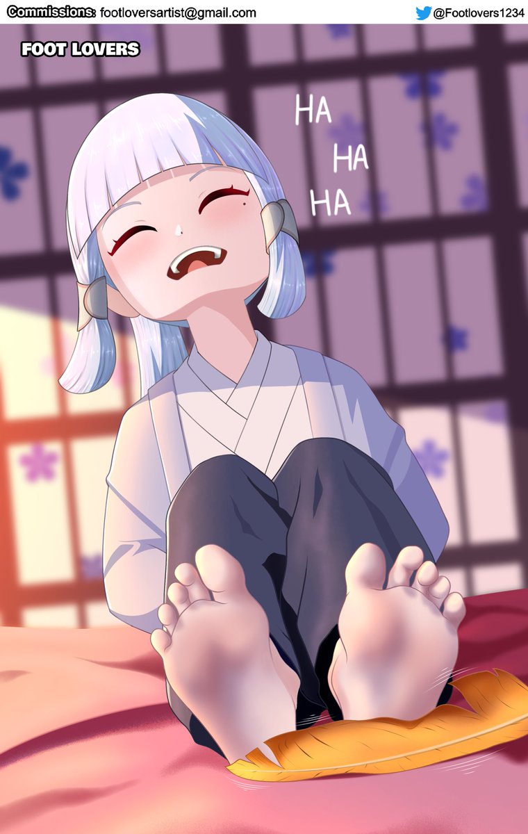Footlovers1234's tweet photo. Kamisato Ayaka (little girl) feet tickling

#GenshinImpact 
#kamisatoayaka 
#FOOTFETİSH 
#ticklefeet 
#soleslover
#soles
#foot https://t.co/u0Z7XRs1c0