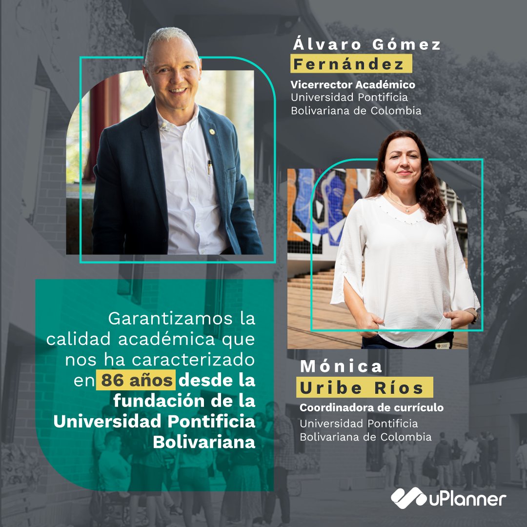 Desde su fundación en 1936, la Universidad Pontificia Bolivariana ha tenido una trayectoria impecable, sólida y transparente; y por ello, trabajaron con nosotros para mejorar su gestión curricular.

Conoce cómo mejoramos sus procesos académicos aquí👉bit.ly/3OSydxS