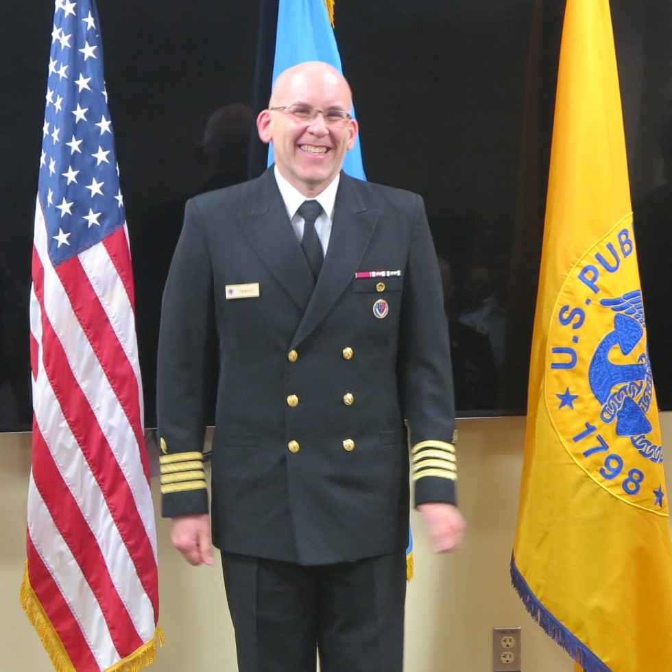 AFHSDPAGE's tweet photo. Navy Capt. Guillermo Pimentel, PhD, will serve as the new Deputy Director for Biodefense Research at the Naval Medical Research Center. As chief of Global Emerging Infections Surveillance, Pimentel oversaw many new initiatives and projects—including data responses to COVID-19.🙌 https://t.co/4DL5rFQh3b