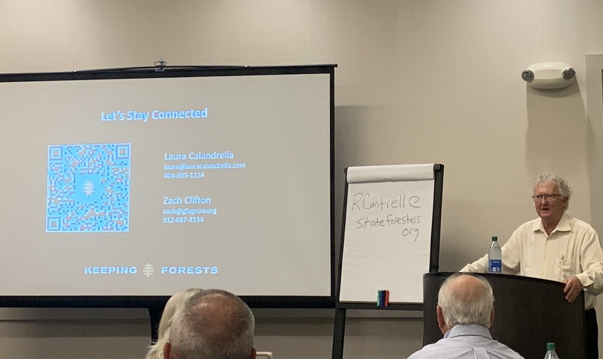 @KeepingForests Rick Cantrell sharing the story of Keeping Forest across the South.  Look for our podcast and become a Champion or Leader for Southern Forest. @forestrynotes @NACDconserve @USDA_NRCS @GeorgiaForestry @lcalandrella