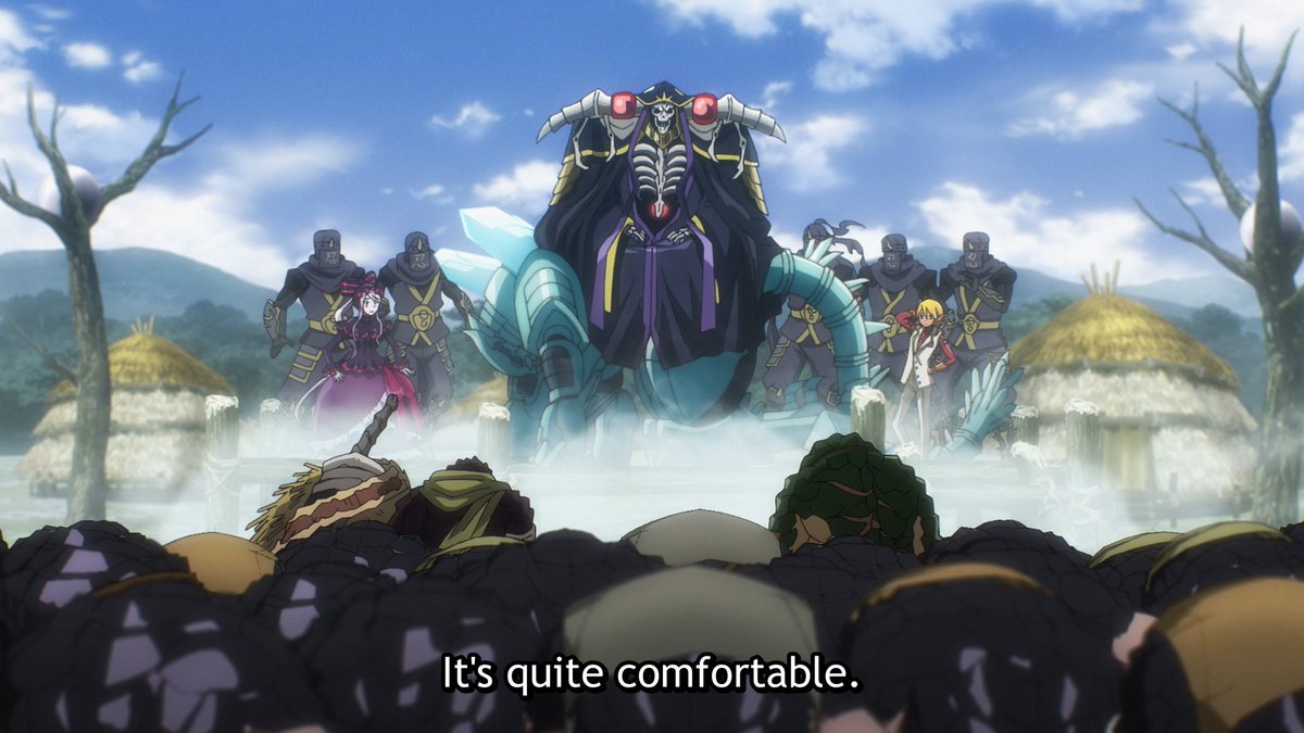 AnjoKeMo's tweet photo. Who needs the title of best boy or best girl when you can have the title of best chair of the season! 🤣🤣🤣

#overlord #overlord_anime #オバロ #オーバーロード #ainzooalgown #shaltear #ShaltearBloodfallen #cocytus #chair #bestchair #undead #isekai #anime https://t.co/PQi8zonKCK