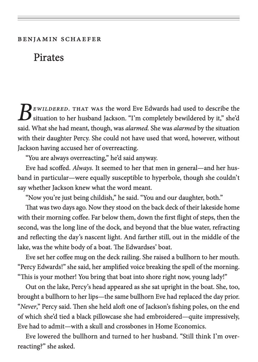 thebenschaefer's tweet photo. It’s been four years since I last published fiction, which makes it that much sweeter to have a new story in the latest issue of @Southern_Review. Big thanks to @sachaidell and the SR team for giving “Pirates” a home. https://t.co/uXZRre0KiA