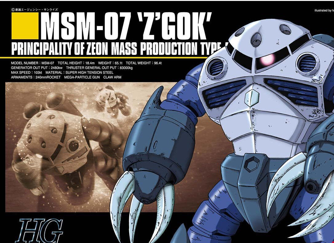 久々にHGUC量産型ズゴックが手に入ったので
バックパックの色をアニメ準拠にしてみようかな 