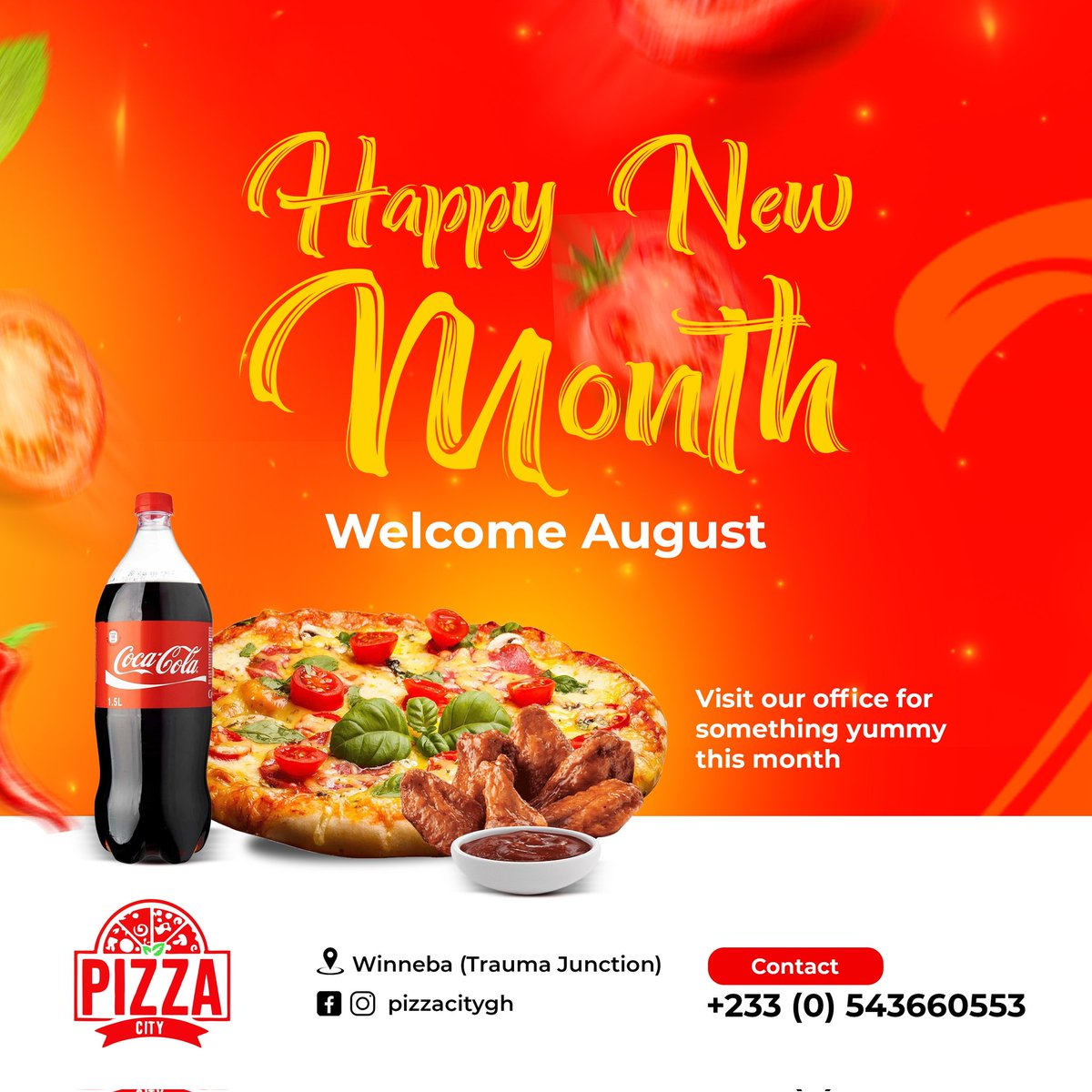 EddyKae_'s tweet photo. August is here with something nice ππ₯°π #pizzacitygh #HappyNewMonth https://t.co/visAfE0Aug