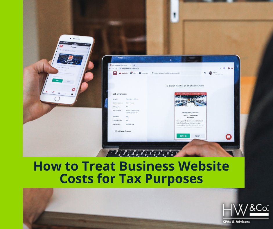 How do you handle the costs involved in developing your business #website for tax purposes? Here are the general rules: ow.ly/g8Kb50K9FxK
#websitecosts #businesswebsite