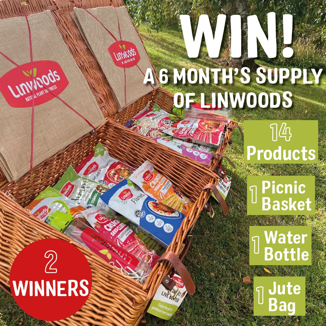 WIN❗️A 6 MONTH'S SUPPLY OF LINWOODS 😍😍⁣⁣
⁣
❤️FOLLOW 
❤️RETWEET
❤️COMMENT (unlimited entries)

T&amp;Cs apply; Competition closes 5pm 19th August and is open to UK &amp; Ireland entrants only. Please report and block any fraudulent accounts.