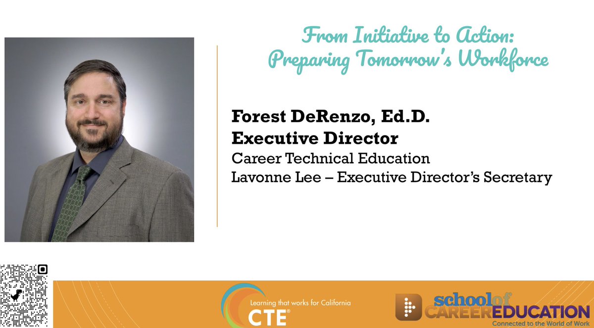 TechyMathGirl's tweet photo. Dr. Forest DeRenzo launching our celebration of #CTE #teachers with a reminder about the importance of #flexibility 🤩 We are so excited to welcome our amazing #CTE #teachers at the new @RCOE Conference Center! #WeAreCTE  @RCOECTE @ASETHG #PreparingTomorrowsWorkforce https://t.co/8bamFkJ3ew