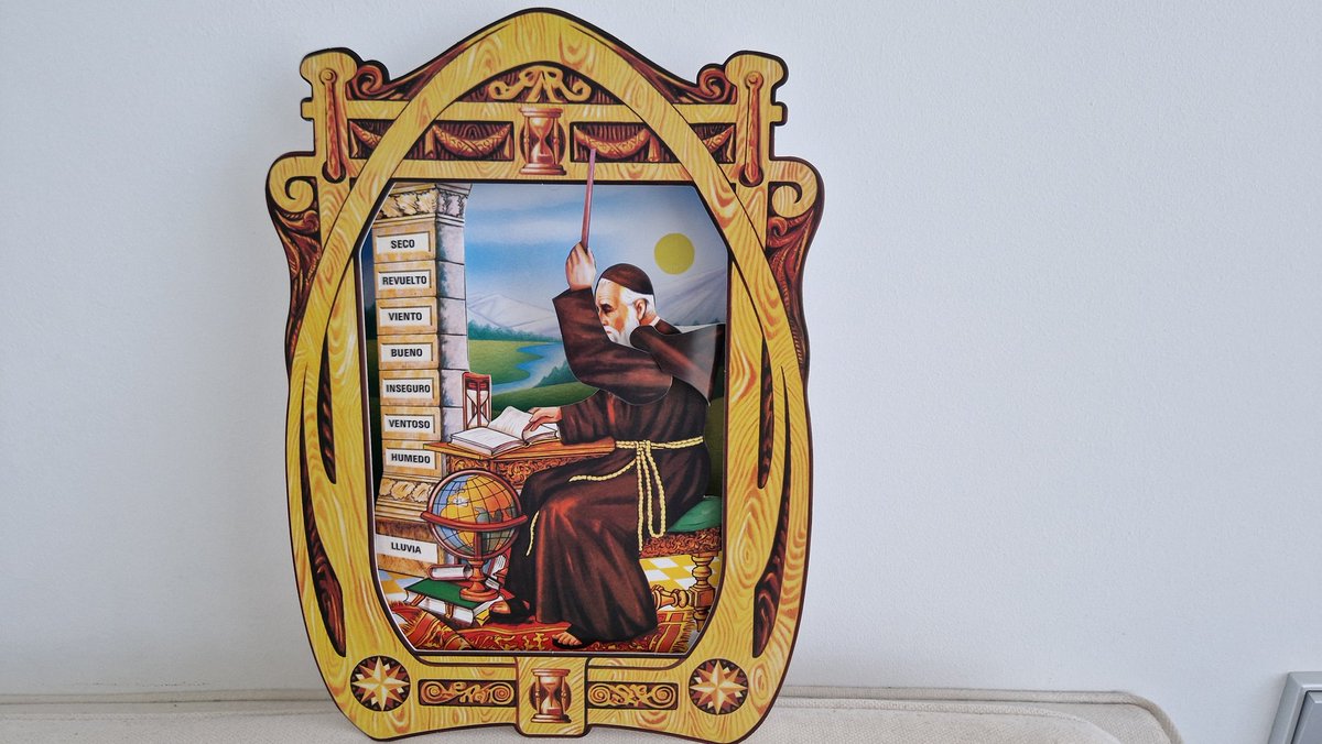 El Fraile del Tiempo ya vuelve a ir disparado hoy más allá del "Seco" en Girona. A este ritmo, se nos caerán hasta los hábitos!!! ¿Qué marcan vuestros #frailedeltiempo? 
<a href="/alexmegapc/">Àlex Van der Laan</a> <a href="/Monica_Usart/">Mònica Usart</a> <a href="/abarniol_tve/">Albert Barniol</a> <a href="/EFEGirona/">EFEGirona</a> @MeteoMauri