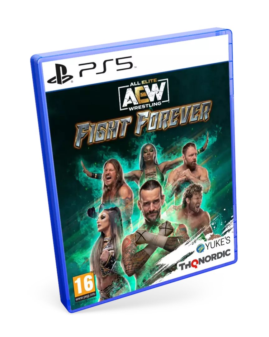 La possibile cover di AEW Fight Forever (Fonte: Amazon UK)