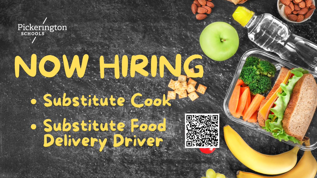 PLSD's tweet photo. 👉 The food service department is in great need of substitute cooks🥘, and sub-delivery truck drivers🚚. A nice thing about the sub-cook position is that one can work when the kids are in school and be home when the kids are home!
#nowhiring #PLSDProud https://t.co/AoaMjk05c1