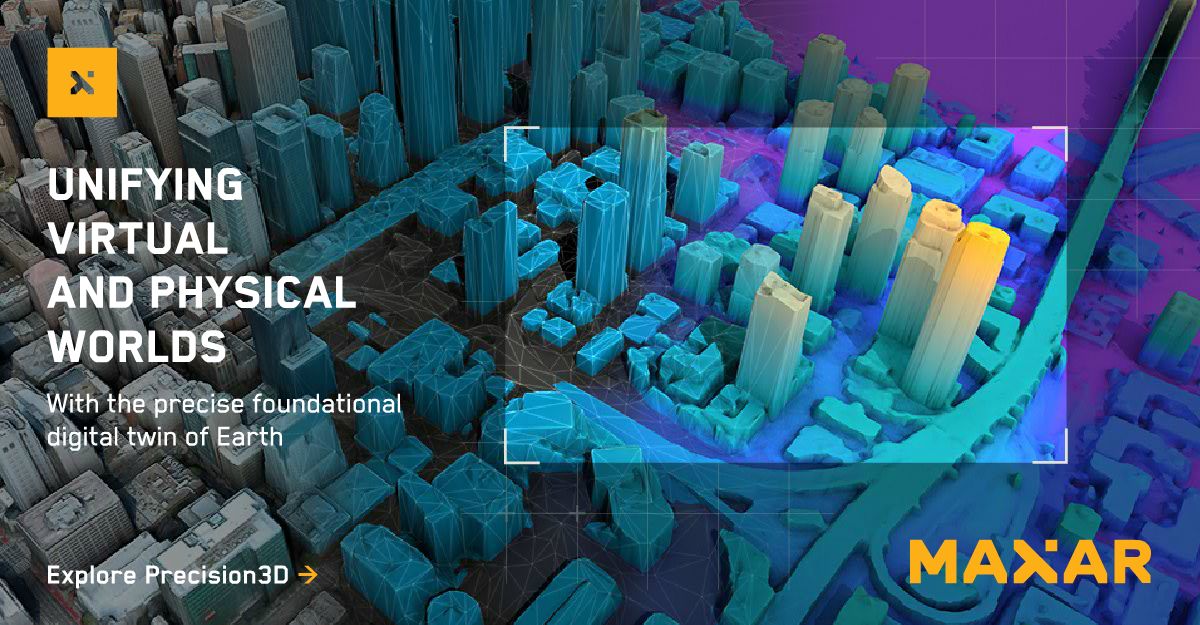 vantortech's tweet photo. We’re building the Globe in #3D, pairing our massive #satellite #imagery archive w/ patented 3D technology to provide the most accurate representation of Earth for simulation, #navigation, network planning, #gaming &amp; other complex environments. Learn more: https://t.co/nvcrqtXpNx https://t.co/svw1bqiEBf
