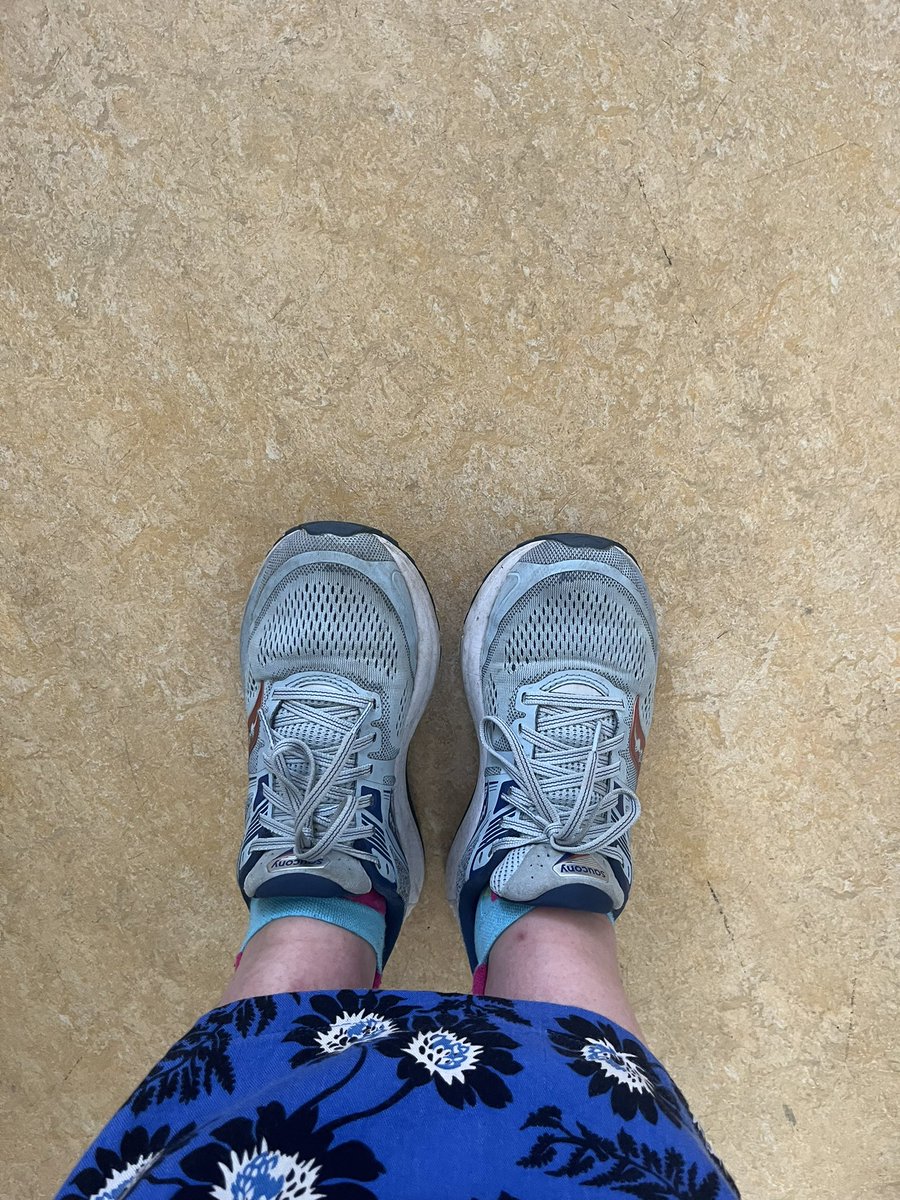 So went for a walking 1:1 to get some steps in - changed shoes for trainers and quick 5,000 steps! #AHPsActive