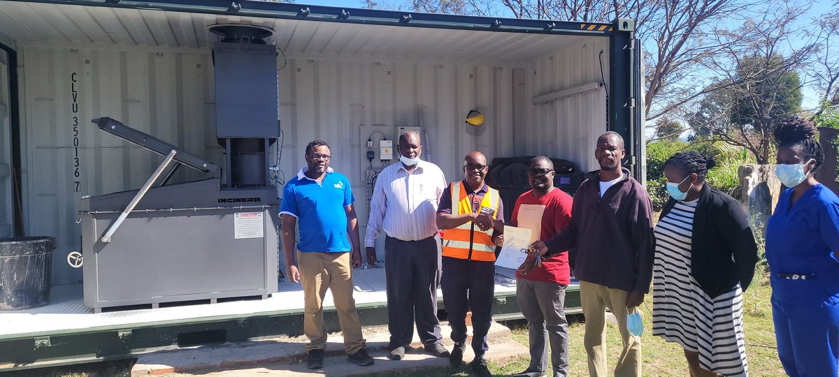 We officially handover the incinerator to St Michaels Hospital on 28 July, 2022.