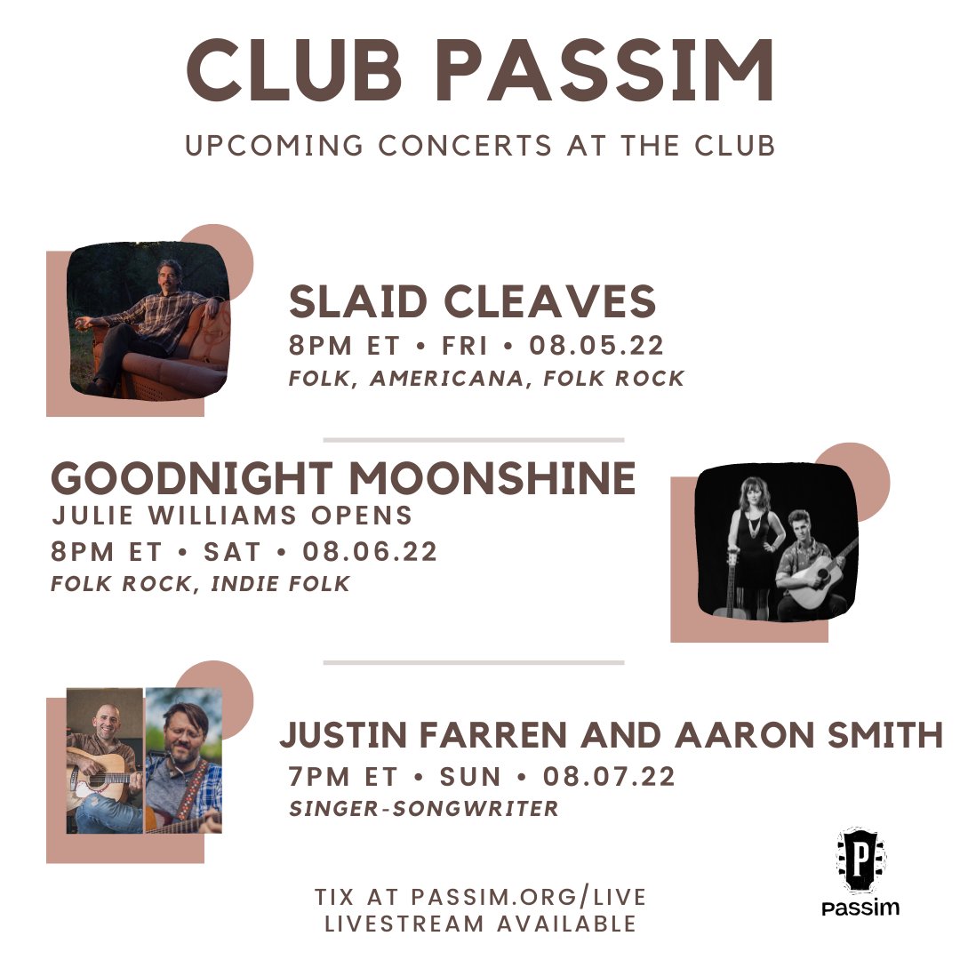 Club Passim on Twitter: quot So many great shows are taking to the Passim Club Passim on Twitter: quot So many great shows are taking to the Passim