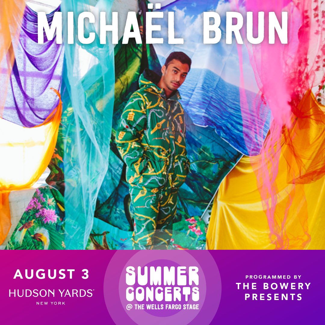 MichaelBrun's tweet photo. NY! I’m playing a FREE pop-up show at @_HudsonYardsNYC tomorrow 🎉

6-8pm 🌅 https://t.co/l3J6wYErls