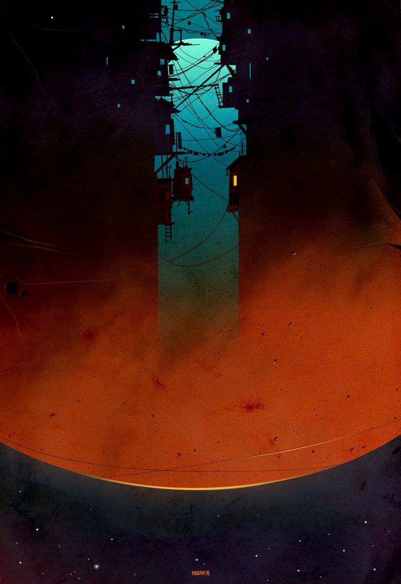 LIFE ON MARS? 
1/1 NFT Ξ 1
While from the window you look at the night, so close that you burn your hands with the stars...

Available: makersplace.com/monfa/life-on-… via @makersplace #NFTs