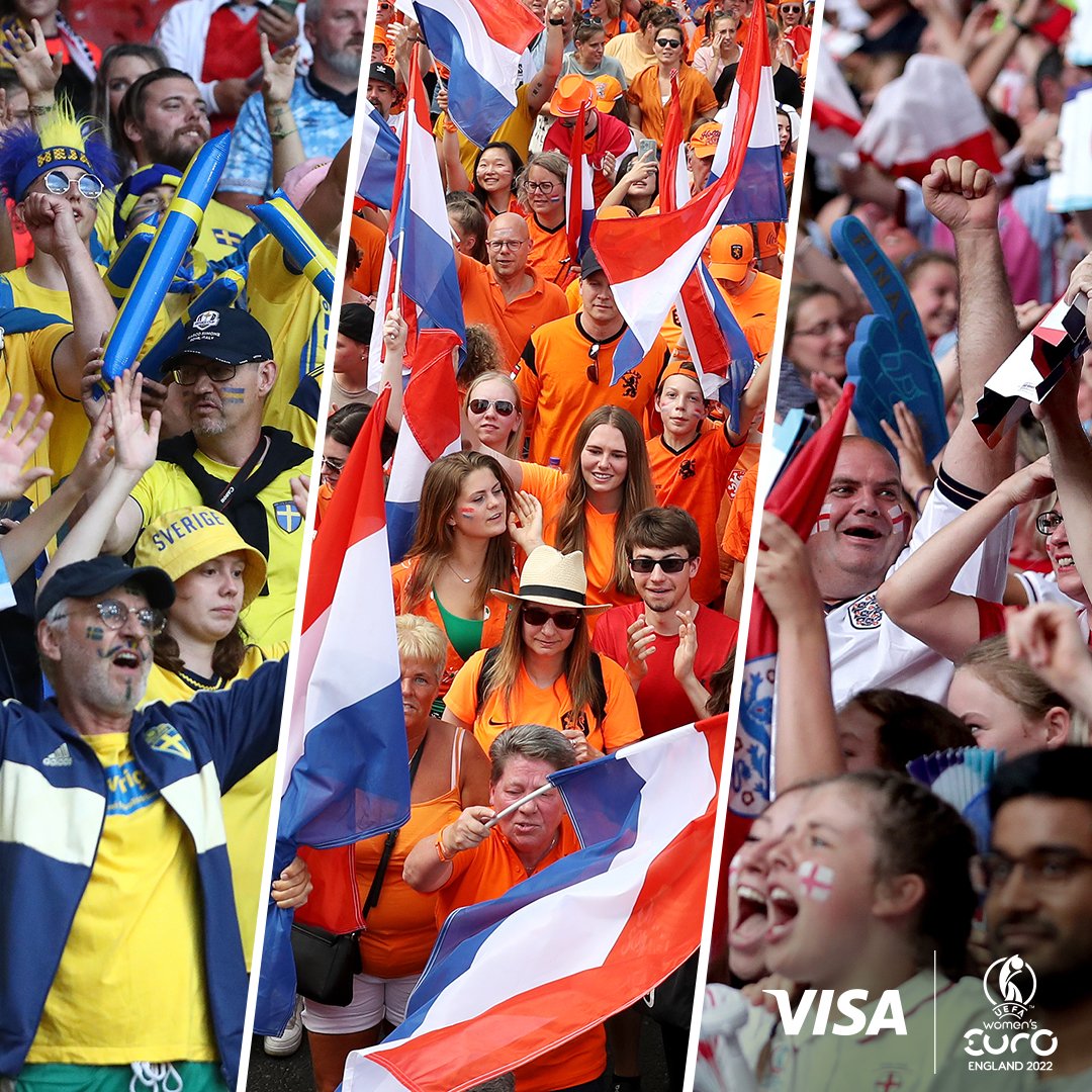 It doesn’t matter where you’re from when you share a common goal ⚽

Thanks to all the players, #TeamVisa footballers and fans giving us reasons to celebrate, both on and off the pitch. Because when more of us play, all of us win.

#WEURO2022 @WEURO2022