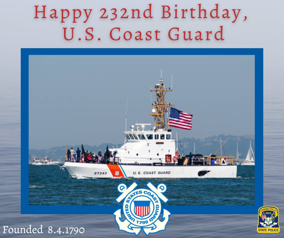 CT State Police On Twitter The Coast Guard Traces Its Founding To Aug ct-state-police-on-twitter-the-coast-guard-traces-its-founding-to-aug