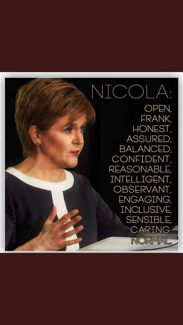 linannlum's tweet image. Who wouldn’t want Nicola Sturgeon as their next PM? What you see is what you get with Scotland’s caring FM! 🏴󠁧󠁢󠁳󠁣󠁴󠁿💙
