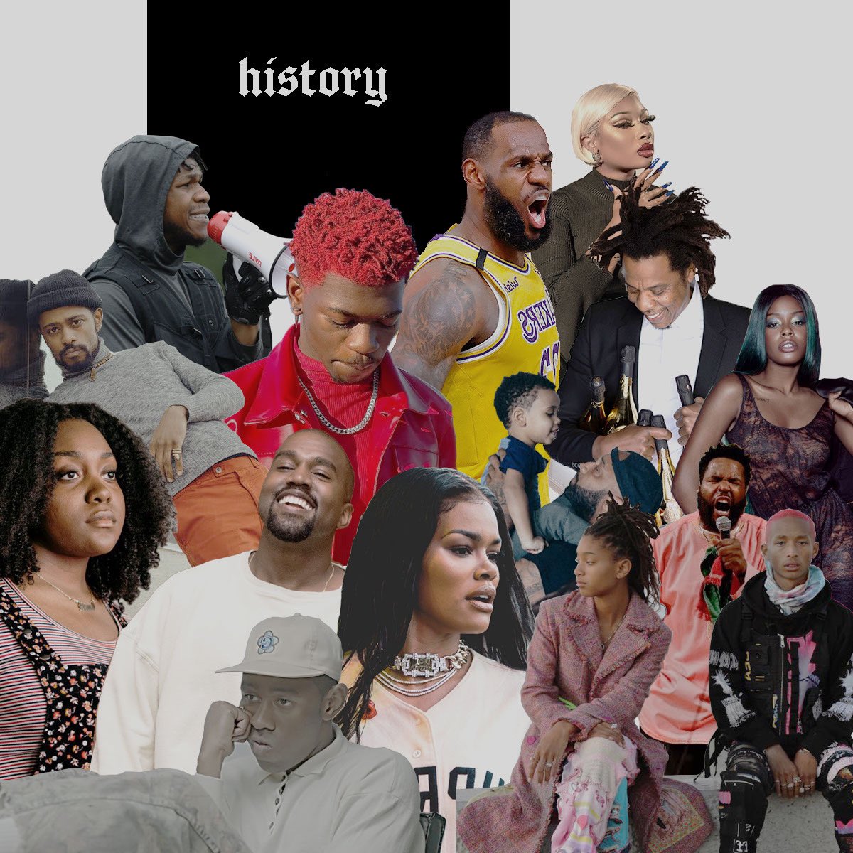 curlyheadphuk's tweet photo. I posted some collages I did on IG and I want y’all to see em too 🤗 https://t.co/bClQ26iXAc