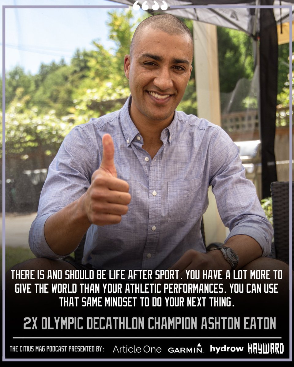 CitiusMag's tweet photo. How did the former world's greatest athlete navigate the job market after retiring &amp; what were some of the challenges? 

@AshtonJEaton opened up w/ @TheRealMerb about their experiences + share advice for other athletes

🎙️ https://t.co/UL1ZnSxmBL
🎙️ https://t.co/02QvMD3bl5 https://t.co/tTtApAYAVg
