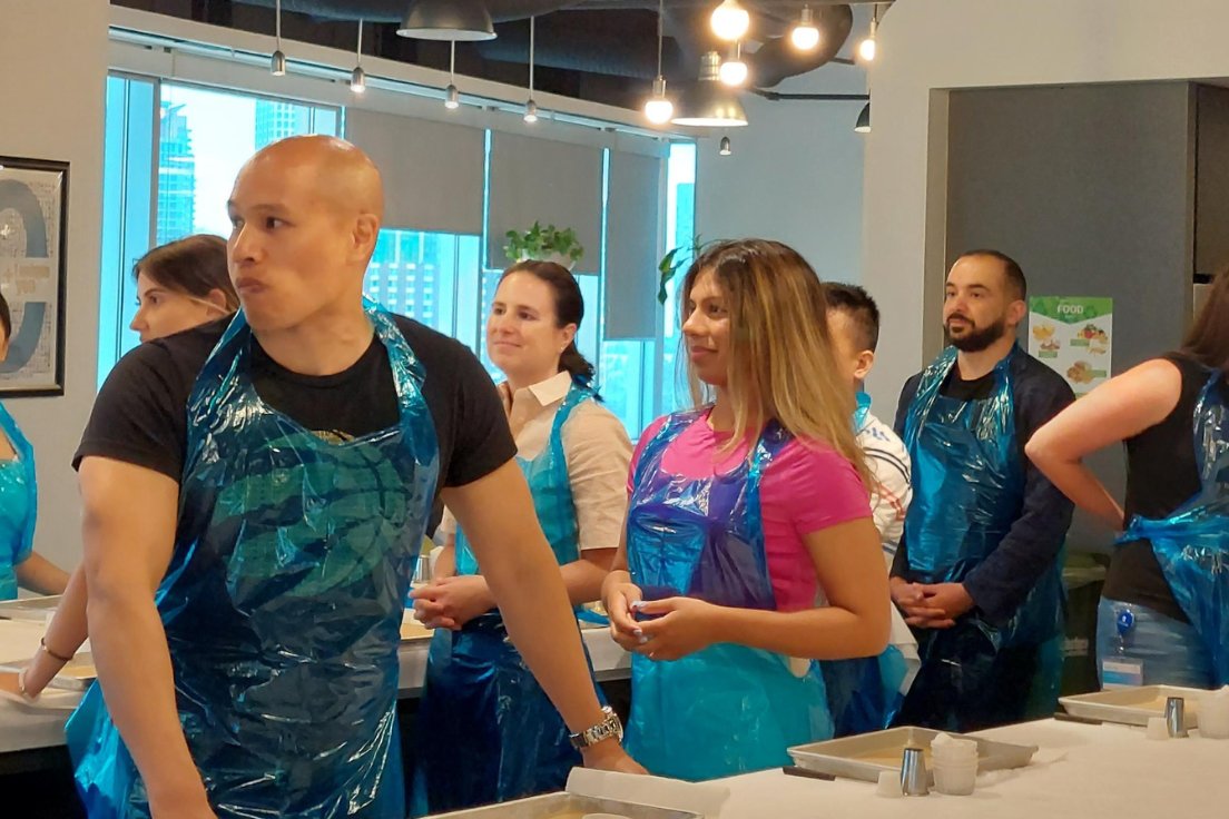 Symcor_CA's tweet photo. We had the pleasure of connecting in-office for a strategy workshop and truffle-making team building event. Days like this remind us how valuable in-person connections and collaborations are! #ConnectingForCommonGood in both work and play! https://t.co/3xphHurPV1 https://t.co/2RUb73EGXL