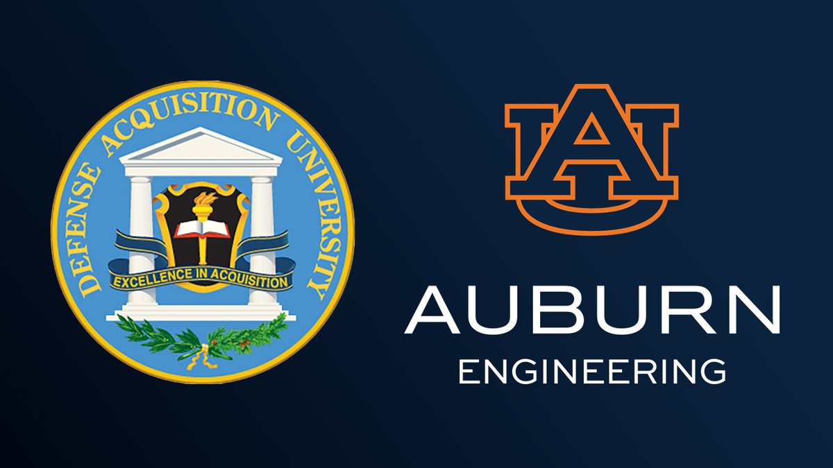 In our latest partnership venture, Auburn Engineering Online has teamed up with Defense Acquisition University to contribute to DoD workforce development. <a href="/AuburnEngineers/">Auburn University Ginn College of Engineering</a>  
Read more➡️
eng.auburn.edu/news/2022/07/d…