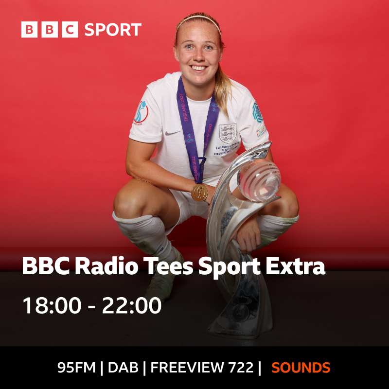 BBCTeesSport's tweet photo. 📻 @MattyNixon92 has all the sport you need on the show tonight:

🐻 @RedcarBears 
🏁 @pitlanescoop on @Croft_Circuit 
🏏 @BarnardCastleCC 
🏊‍♀️ @BethRBryan 

➕ PLUS

🏴󠁧󠁢󠁥󠁮󠁧󠁿 We round up all the reaction to the #Lionesses incredible victory 🏆