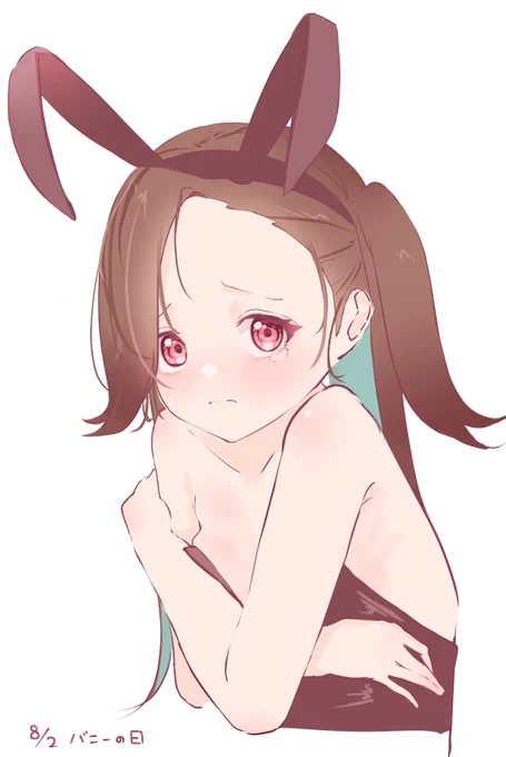 バニーの日だったのでなにぬちゃん描きたくなっちゃいました#絵リンギ 