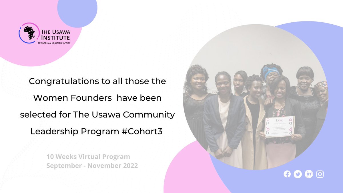 The Usawa Institute tweet media