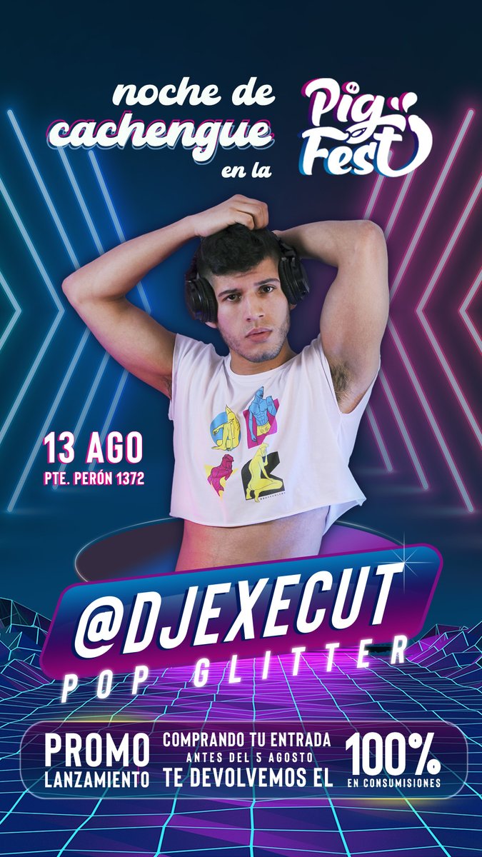 bboysonline's tweet photo. Flyer que diseñé para la fiesta #PIGFEST con el bebo #DJEXECUT luciendo #croptop de #bBoys, prenda que pueden encontrar en la tienda: https://t.co/IT4m4K2zQB https://t.co/rkPT8Hlhq7