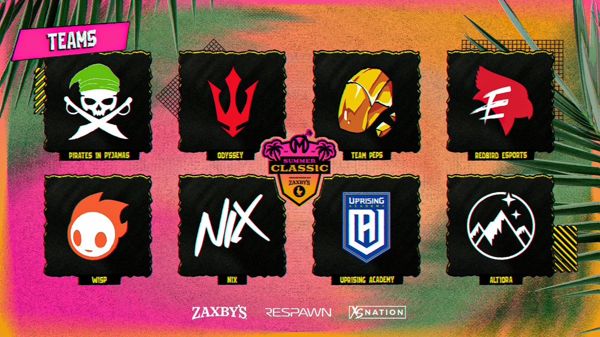 FLMayhem's tweet photo. Revealing the teams who will compete in the 2022 Mayhem Summer Classic! https://t.co/MkJdWFohFc