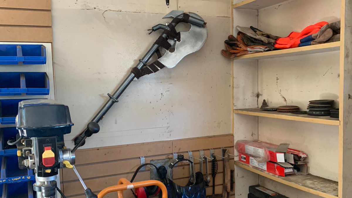 The Pipe has found its place. 
<a href="/daveofwar/">David Seeker of Souls(likes)</a>, thank you again for your mad creativity. 

#FanArt