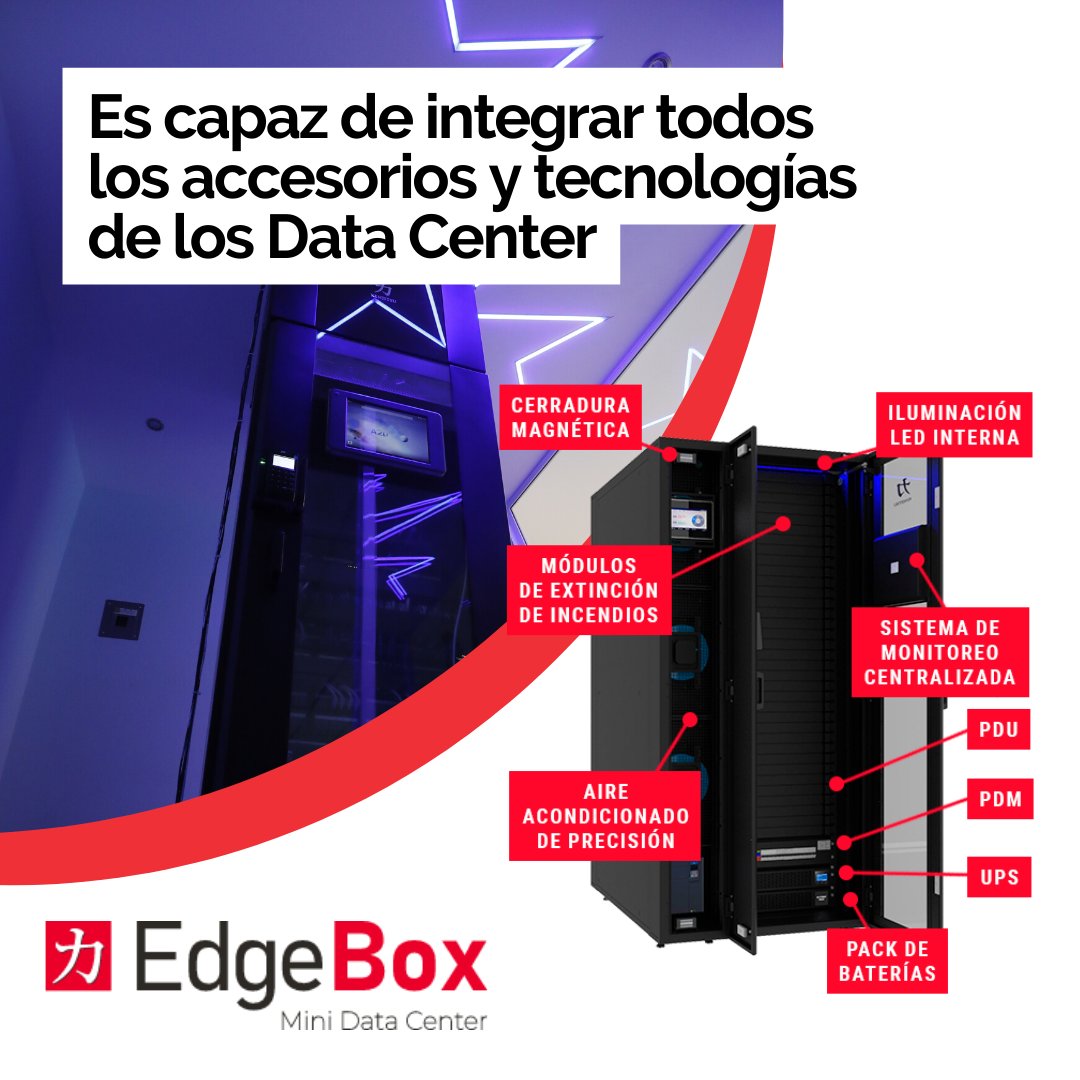 kenjitsulatam's tweet image. Solución ideal de infraestructura de TI segura y confiable de tamaño compacto, baja inversión relación costo/beneficio.
👉👉👉bit.ly/3Jsx27d

#kenjitsulatam #kenjitsu #minidatacenter #datacenter #ups #pdm #energia #equipoti #todoenuno #baterias