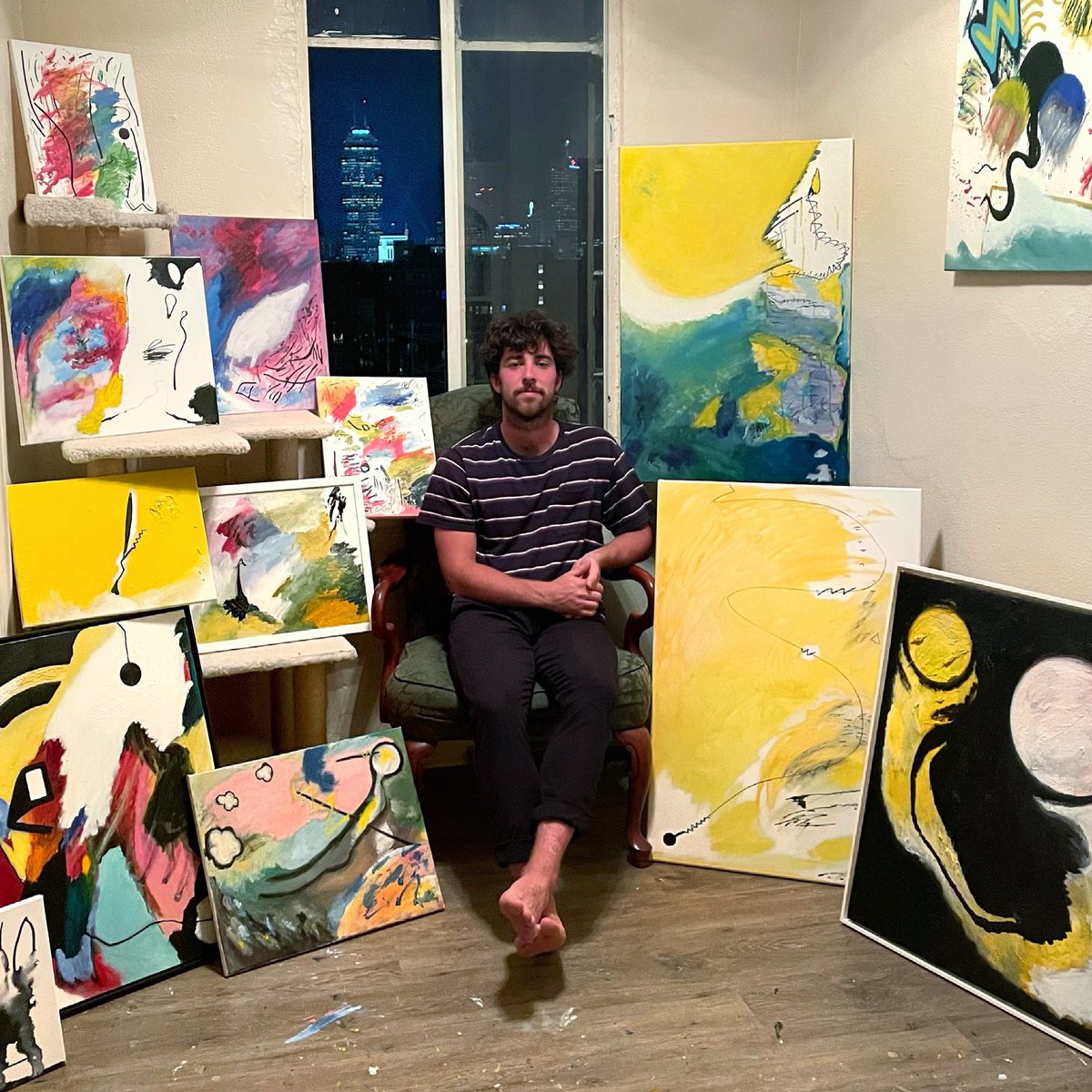 _adamstarr's tweet image. The Music of the Movements is now on @foundation ⚡️

10 1/1 Original Oil Paintings 

NFT owners will also receive the corresponding physical artwork.