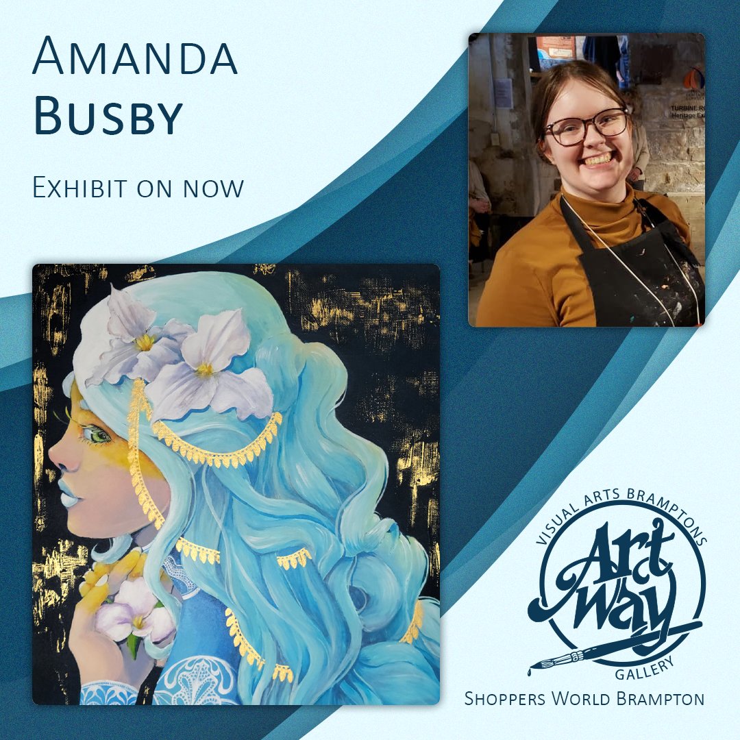 vab's tweet photo. On your next visit to Shoppers World Brampton, stop by Artway Gallery to see the work of Amanda Busby. Amanda is a Brampton-based Mixed Media artist who loves to work with bold fun colours and female portraits. https://t.co/5k0NM4gXYZ https://t.co/DbvrPMzumm