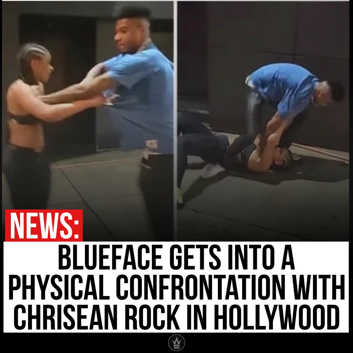 WORLDSTAR's tweet image. Blueface was recorded with his alleged girlfriend Chisean Rock as they were in a physical fight in LA. Read More, Click Here instagram.com/p/Cgww86krL25/…