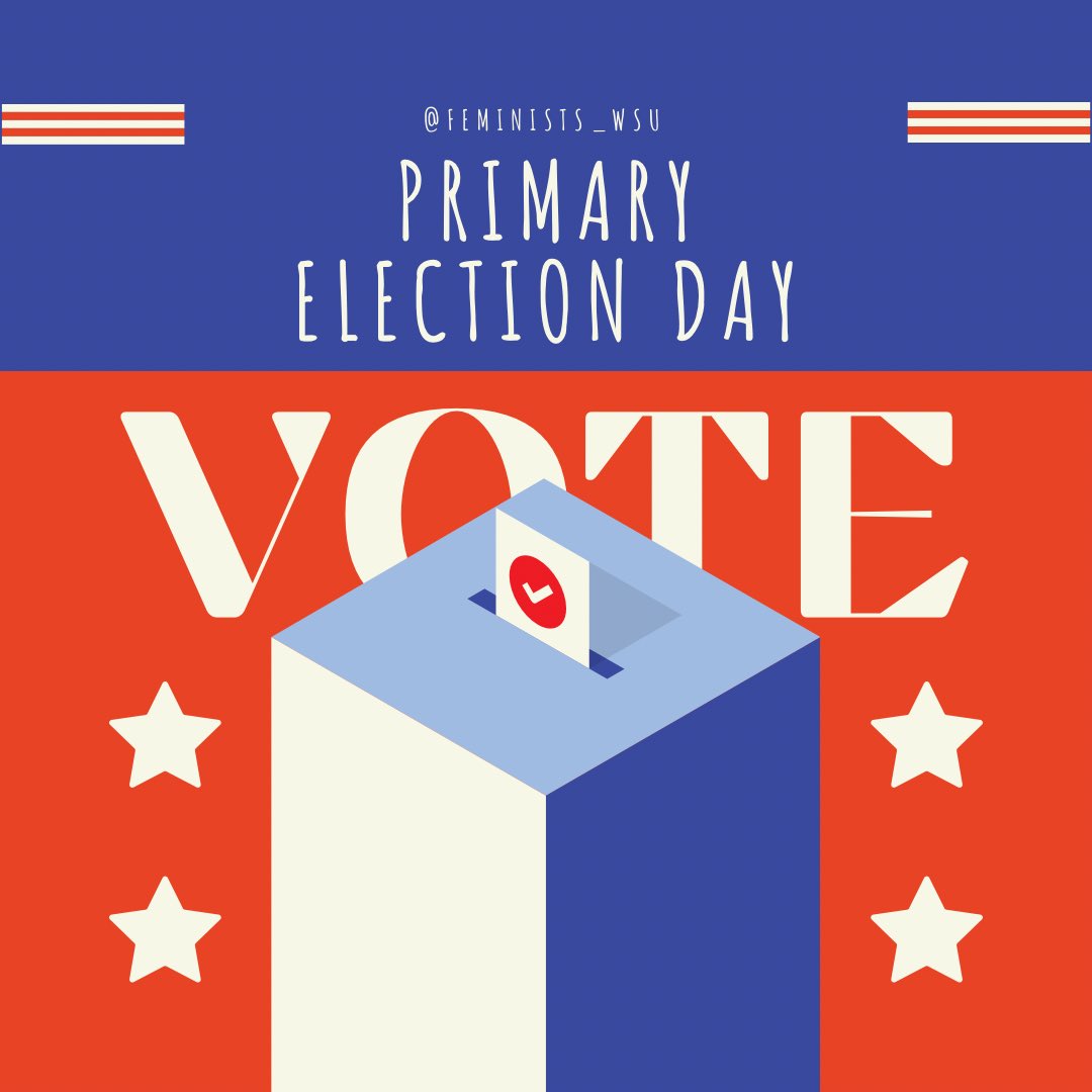 Today is the day! Find your location and make sure to get out to vote today!