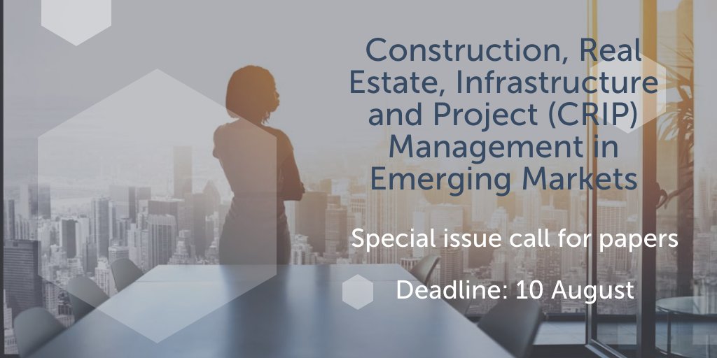 EmeraldCases's tweet photo. Call for teaching case studies: Deadline fast approaching for our special issue call - Construction, Real Estate, Infrastructure and Project (CRIP) Management in Emerging Markets. Find out more https://t.co/wfYLm21HKt
#teachingcases #emergingmarkets #casewriting @rajnikantrajhan https://t.co/SA0kqskk9n