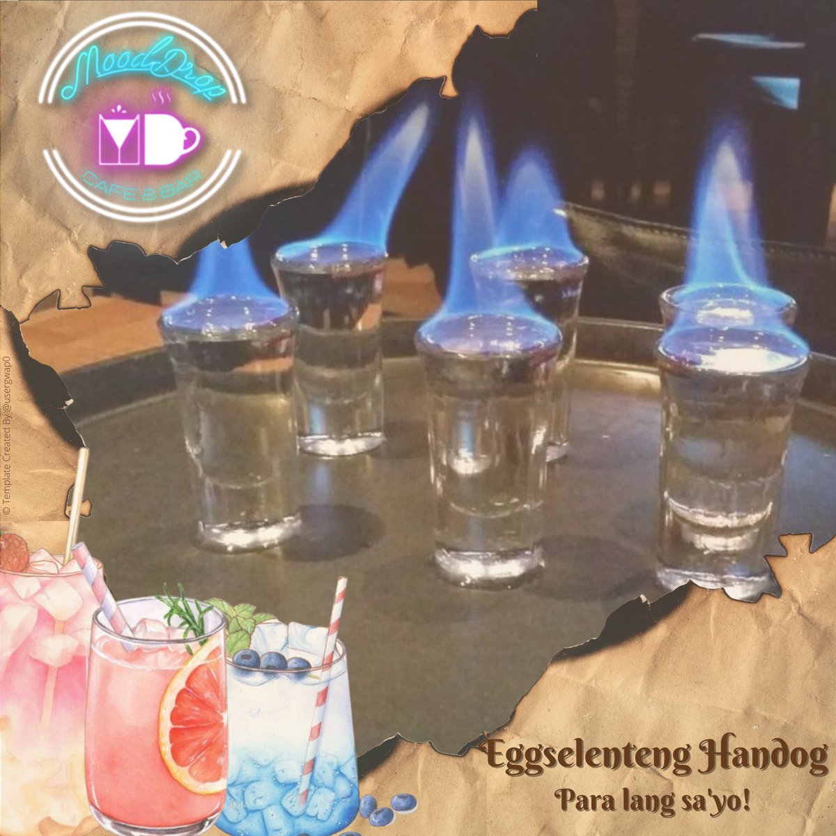 ⠀
⠀
⠀⠀⠀⠀⠀⠀MoodDrop Bar.⠀⠀
                Eggies, si mao nais
                ibigay ang kamangha-manghang
                handog na ito
               🥚 @letusgowest🥚

            cw // alcoholic

      ❝ thank you sa pagsama saki tonight! ❞
⠀
⠀