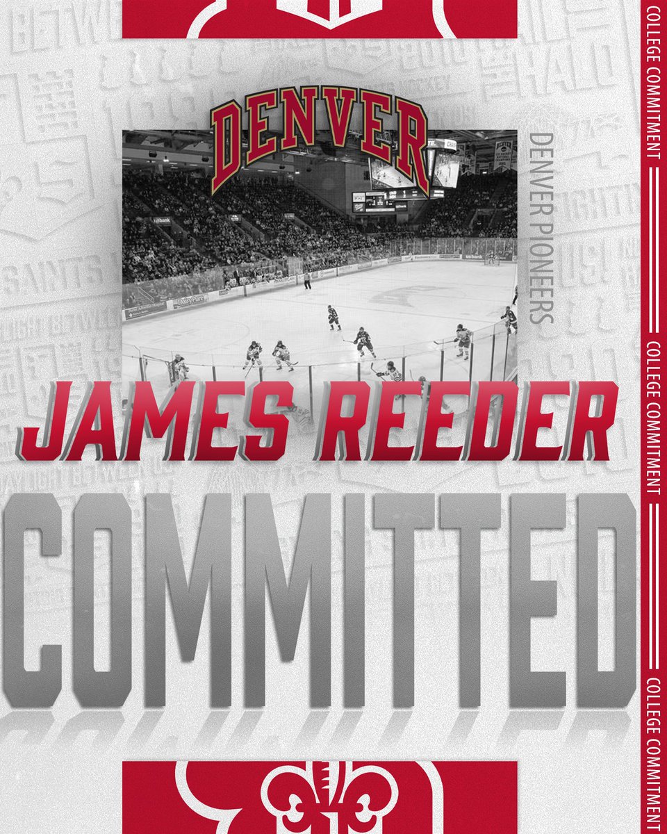 fightingsaints's tweet photo. 'Congratulations' are in order for Phase 1 Draft selection Bobby Bartell, affiliate Cam Russo, and incoming Saint James Reeder for their college commitments yesterday! #KeyCityHKY
Bartell ➡ @NDHockey
Reeder ➡ @DU_Hockey
Russo ➡ @BrownU_MHockey https://t.co/FbefejEIWs