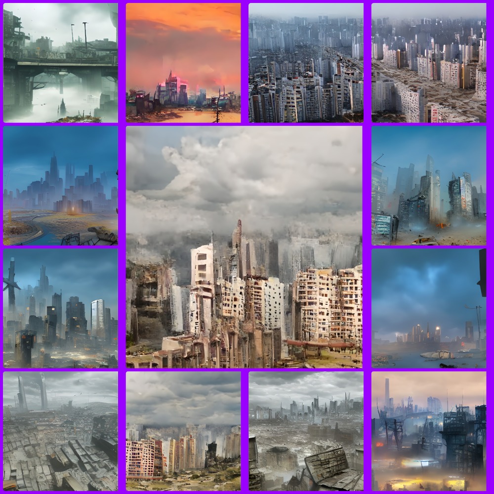 Just listed "Apocalyptic cities" collection on <a href="/opensea/">OpenSea</a> 
I want people to imagine what will happen to our cities, if humanity don't stop wars 
Floor price 0.02 $ETH 
Minted 17/100 
opensea.io/collection/apo…

#NFTCommunity #nftart #NFT