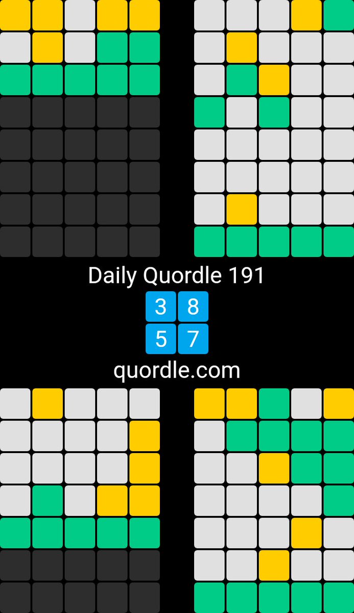 Daily Quordle 191 Photo,Daily Quordle 191 Photo by 1ΞX0 | X-ËXØ-L | Shëℓby,1ΞX0 | X-ËXØ-L | Shëℓby on twitter tweets Daily Quordle 191 Photo
