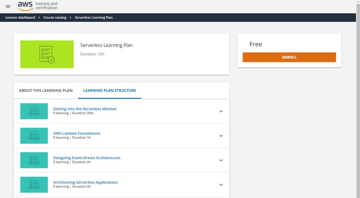 techwithmatheus's tweet photo. Brand new Serverless Learning Plan launched on AWS Skill Builder! 12 hours of free learning resources to get started on serverless or level up your knowledge!
https://t.co/gogEfy5JsT
#serverless #learningaws https://t.co/TIgt5iktYj