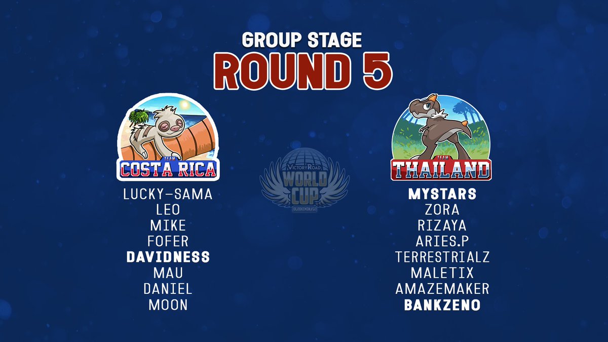 Ronda de vida o muerte vs Tailandia, ¡A ganar Costa Rica!

Good luck Thailand and may these be excellent matches! <a href="/Mystarseiei/">MyStars⭐⭐</a> <a href="/BankZenoVGC/">BankZeno!</a> <a href="/nontaro_vgc/">Nontaro</a>